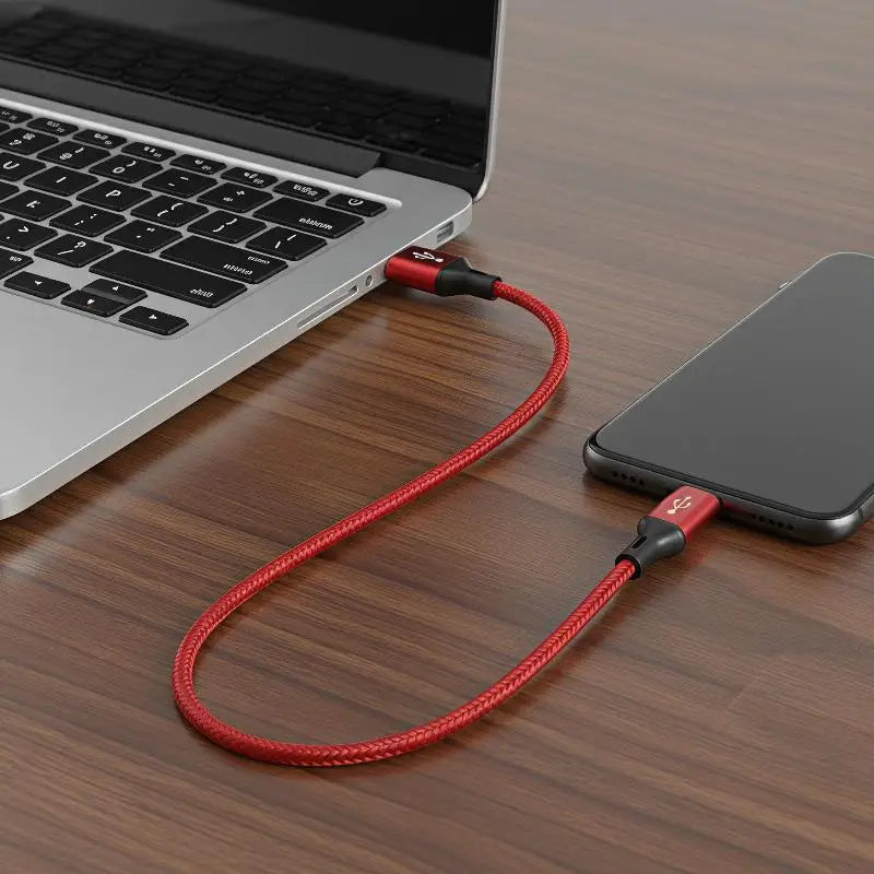 0.25M USB-A to USB-C Nylon Braided 3A Fast Charging Cable USB Charging Cable Babs