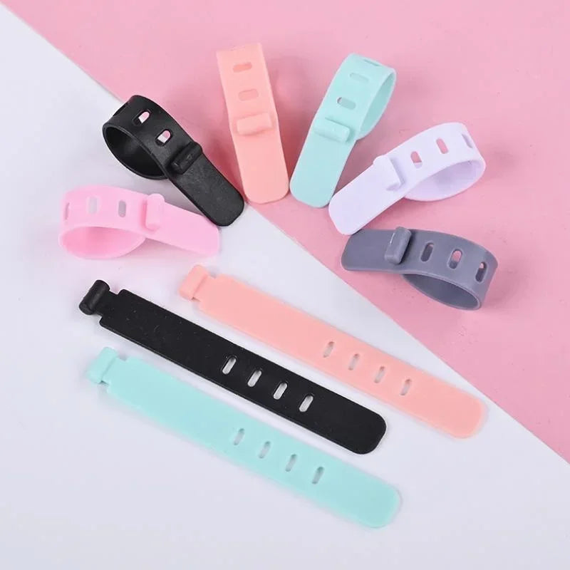 Silicone Cable Organizer Clips & Cord Management Wire Straps Cable Organizer Clips Babs