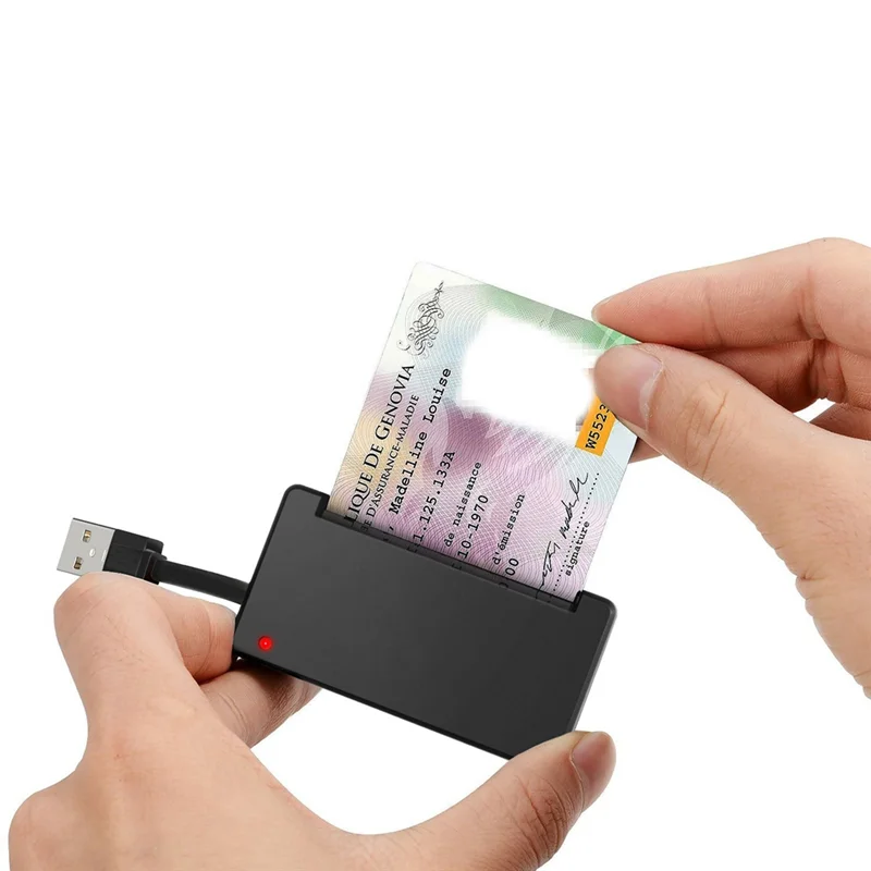 USB 2.0 Universal Smart Card Reader – ID, Bank & SIM Smart Card Reader Babs
