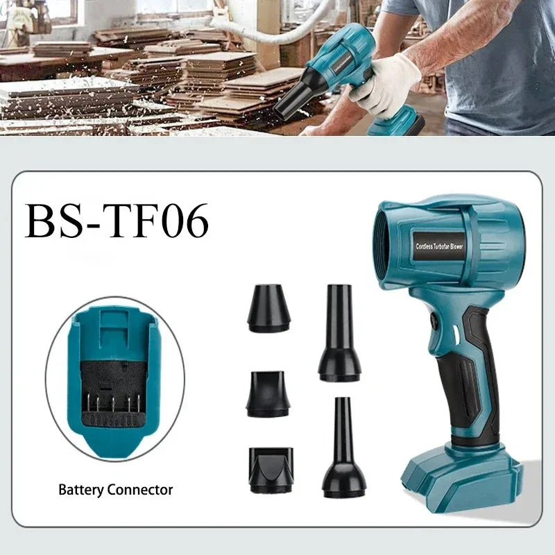 BS-TF06 Brushless 96000RPM Blow Gun for Bosch 18V Battery Cordless Turbo Blower Babs