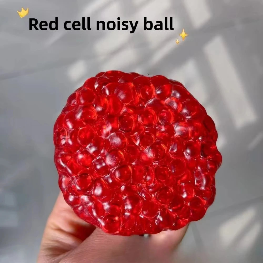 Squishy Ice Bead Squeeze Ball – Soft Sensory Fidget Toy Sensory Squeeze Toy Babs C 1pc
