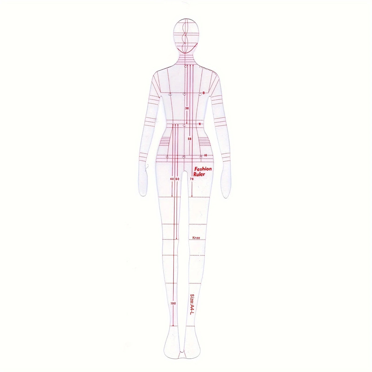 Transparent Body Model Skirt Design Template for Sewing Sewing Design Template Babs