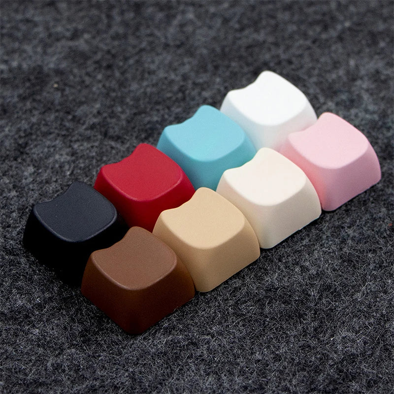 5-Pack Cat Head PBT Keycaps – Cute Blank Keyboard Caps Keyboard Keycaps Babs