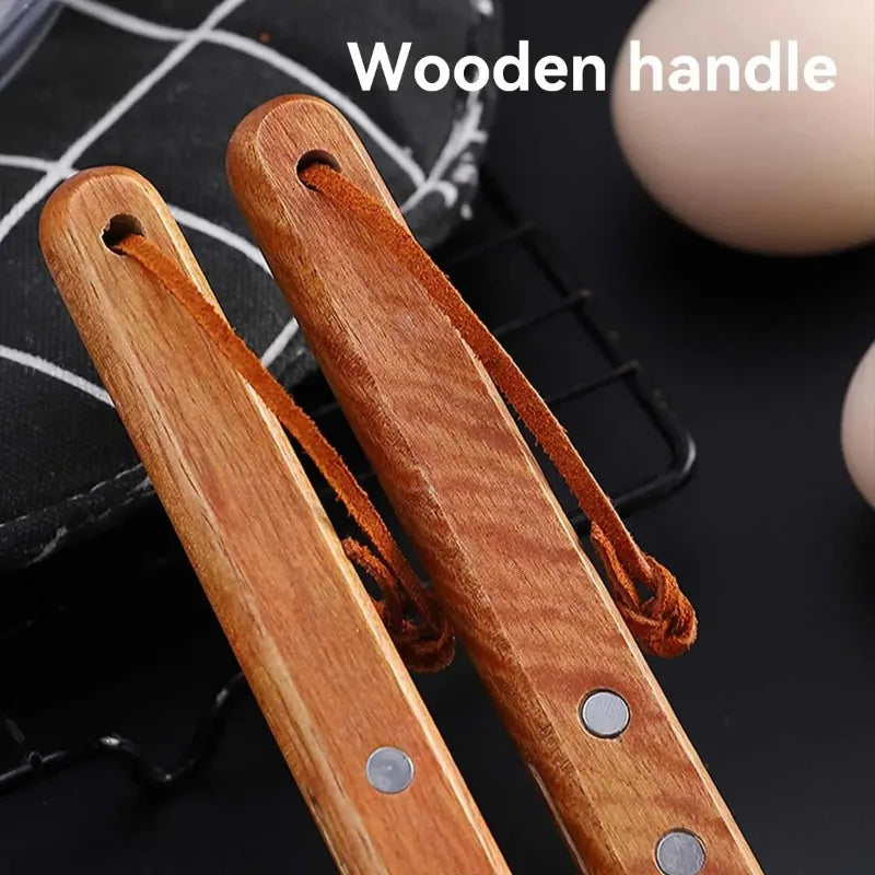 Stainless Steel Cooking Spatula Wood Handle – BBQ & Kitchen Cooking Spatula Babs