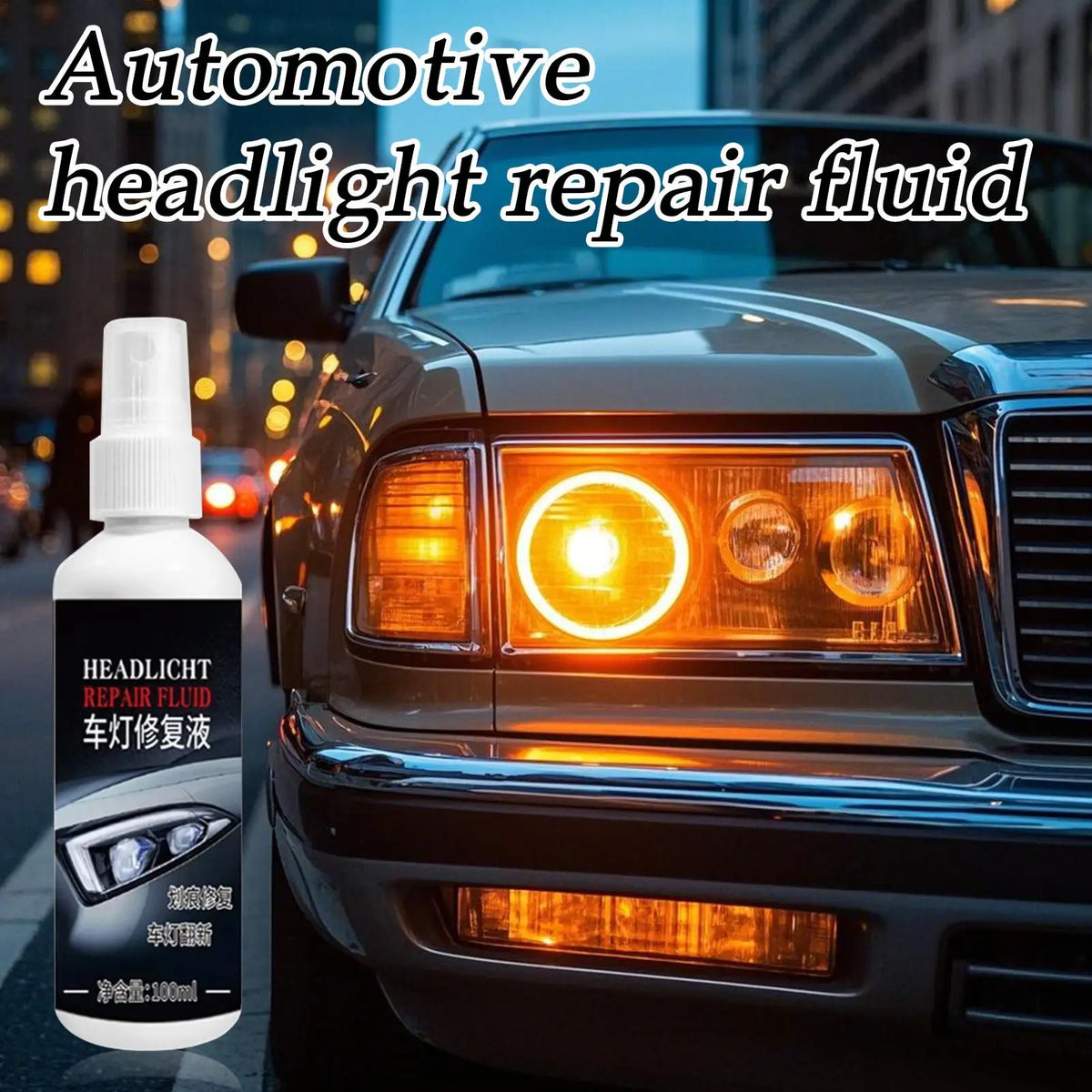 Car Headlight Restoration Fluid – Scratch Remover & UV Polish Headlight Restoration Fluid Babs