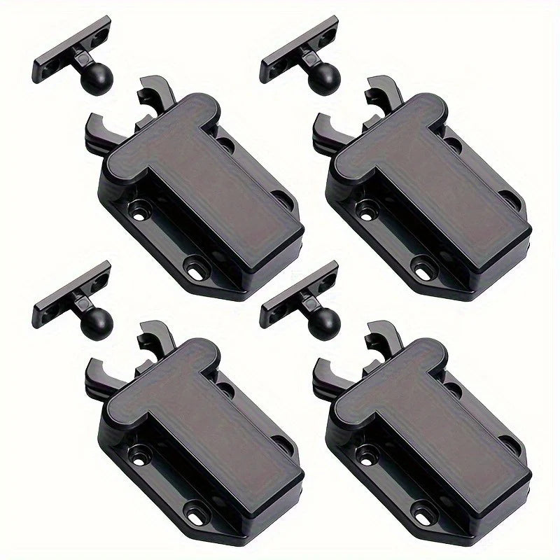 Push-to-Open Cabinet Door Catches | Strong Spring Latch Cabinet Door Catch Babs 4pcs