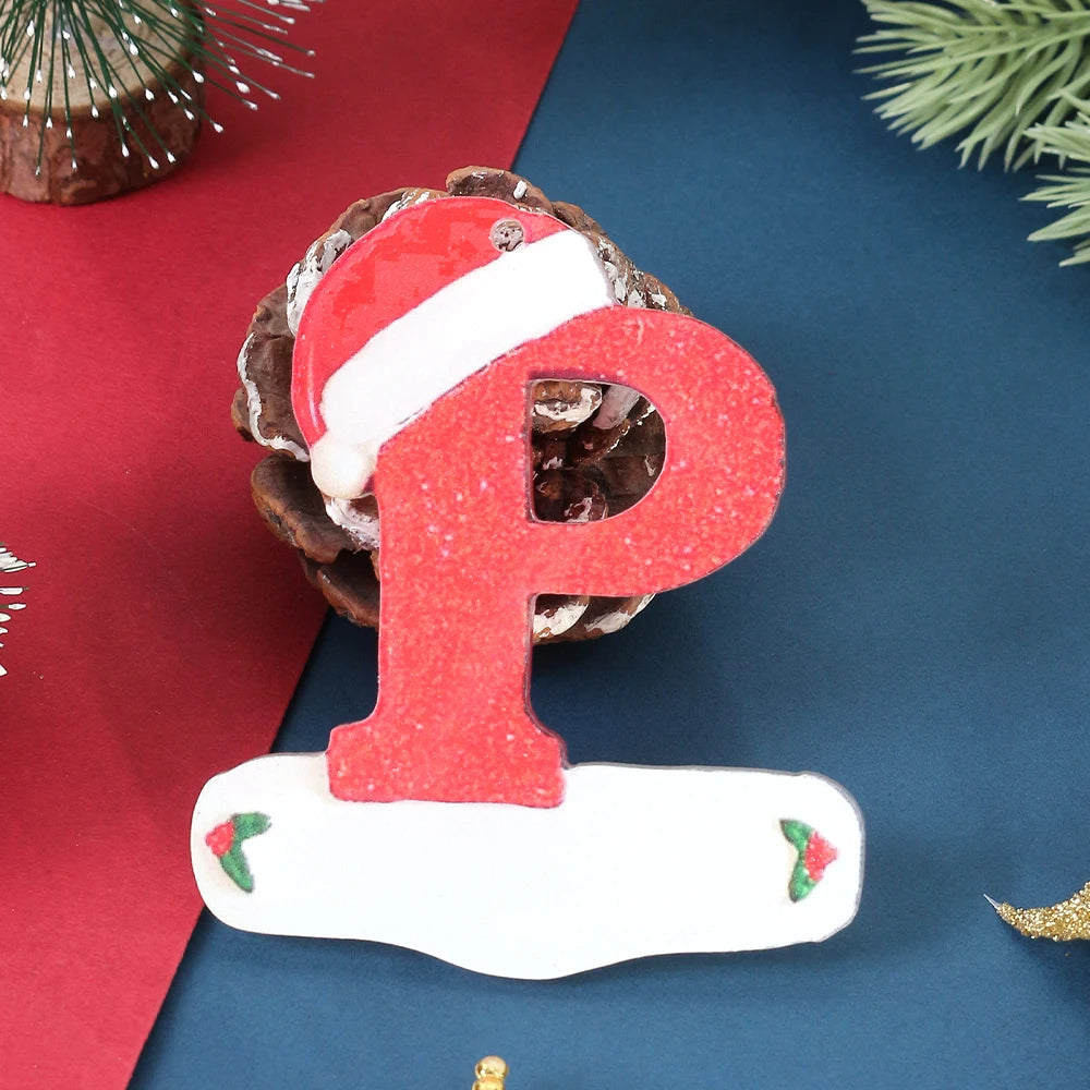 3D Alphabet Christmas Ornaments – DIY Letter Pendants Christmas Ornaments Babs P 1Pcs