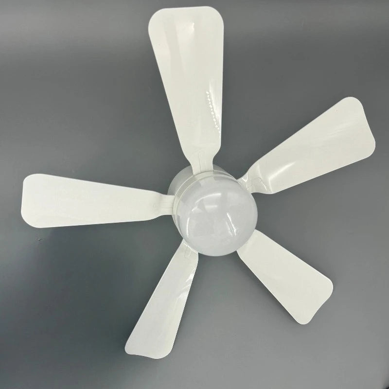 Modern LED Ceiling Fan Light with Remote Control | Dimmable LED Ceiling Fan Light Babs White