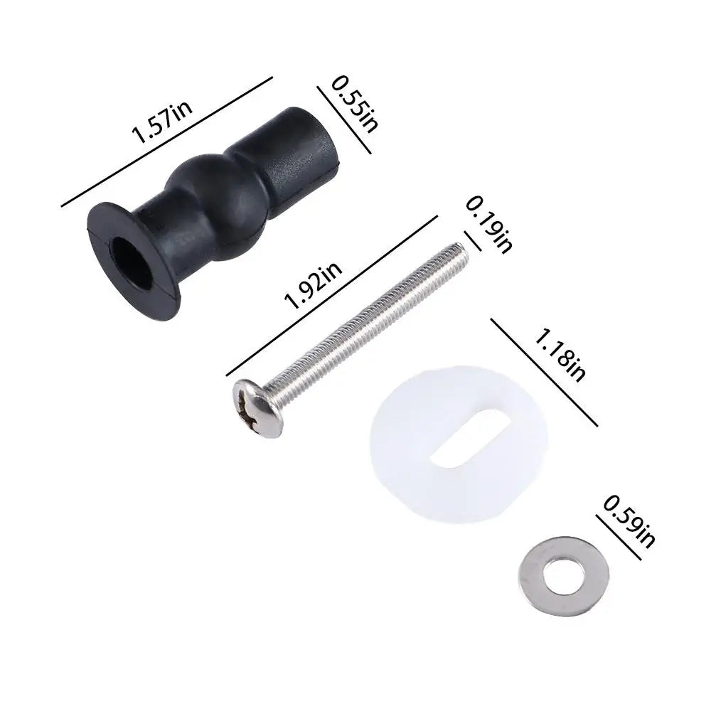 Toilet Seat Bolt & Nut Replacement Kit – Brass & Steel Toilet Repair Kit Babs