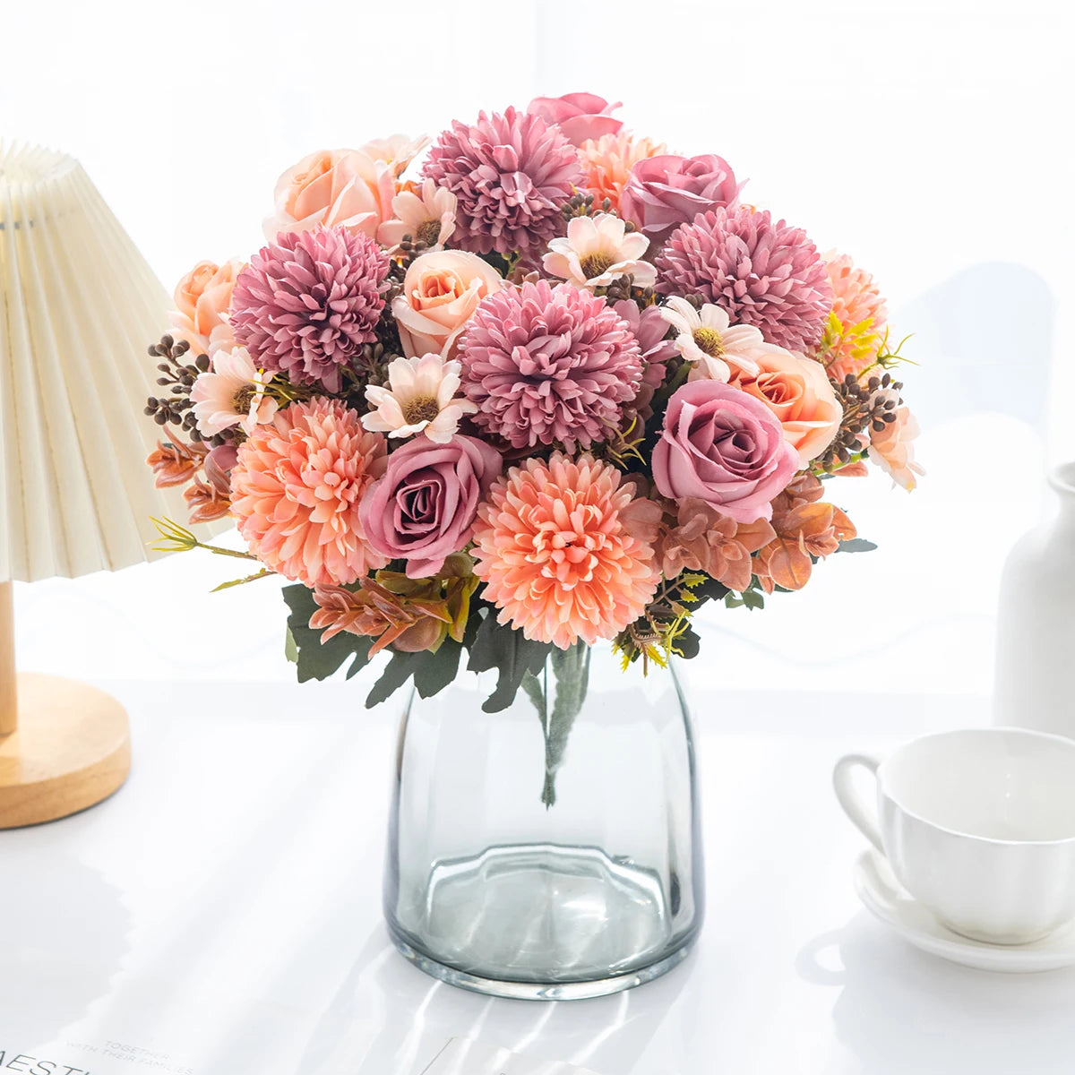 Artificial Silk Chrysanthemum Flowers – DIY Home & Wedding Decor Artificial Silk Flowers Babs