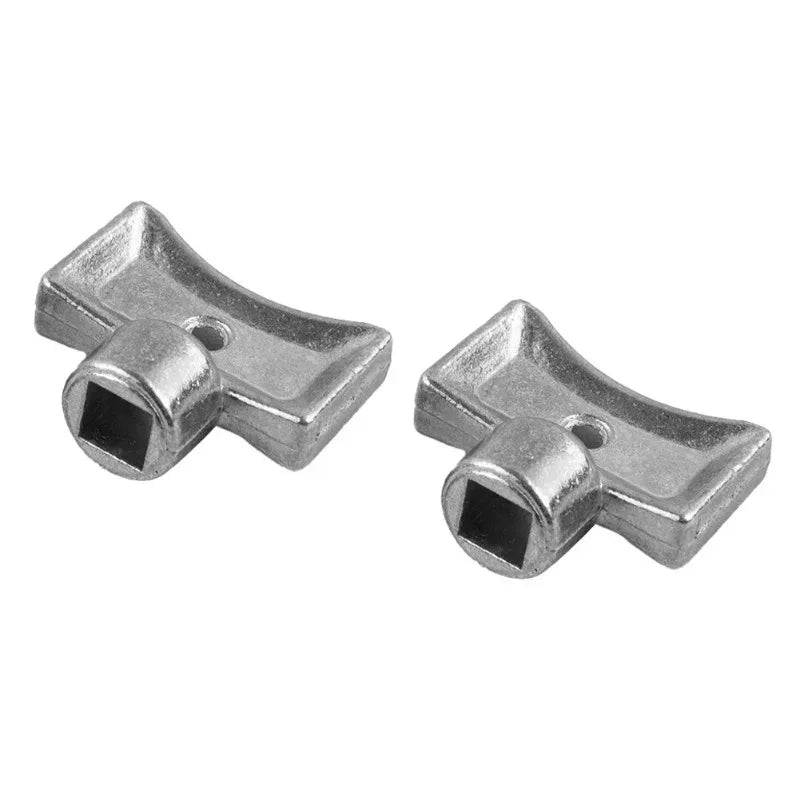2PCS Radiator Bleed Key Zinc Alloy 5×5mm Air Vent Wrench Radiator Bleed Key Babs