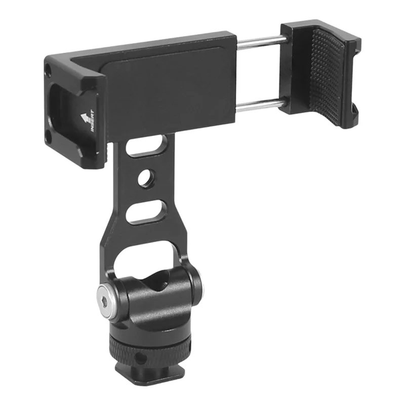 360° Rotatable Phone Holder Tripod Mount with Dual Cold Shoe Phone Tripod Mount Babs