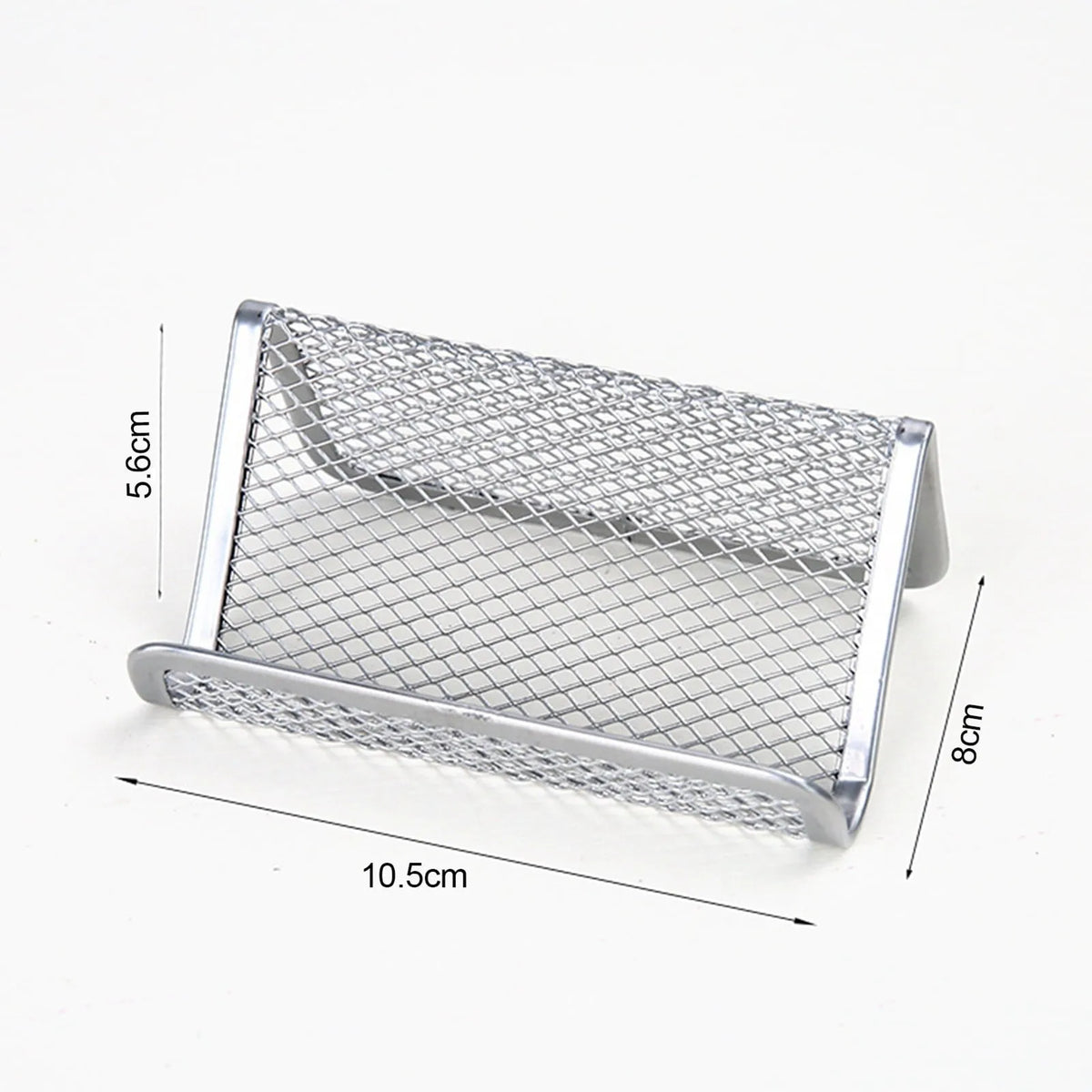 Metal Mesh Business Card Holder Desktop Display Stand Rack Business Card Holder Babs