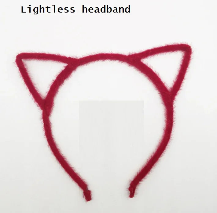 LED Cat Ear Headband – Flashing Glow Party Headwear