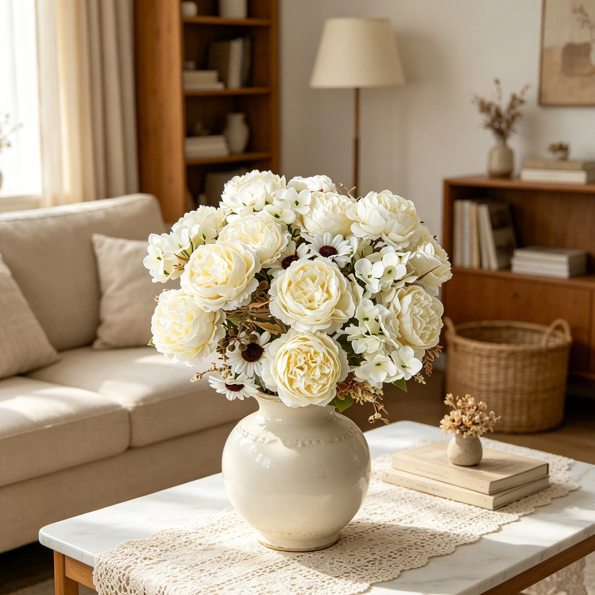 Silk Persian Peony Artificial Flowers for Wedding & Home Decor Artificial Silk Flowers Babs
