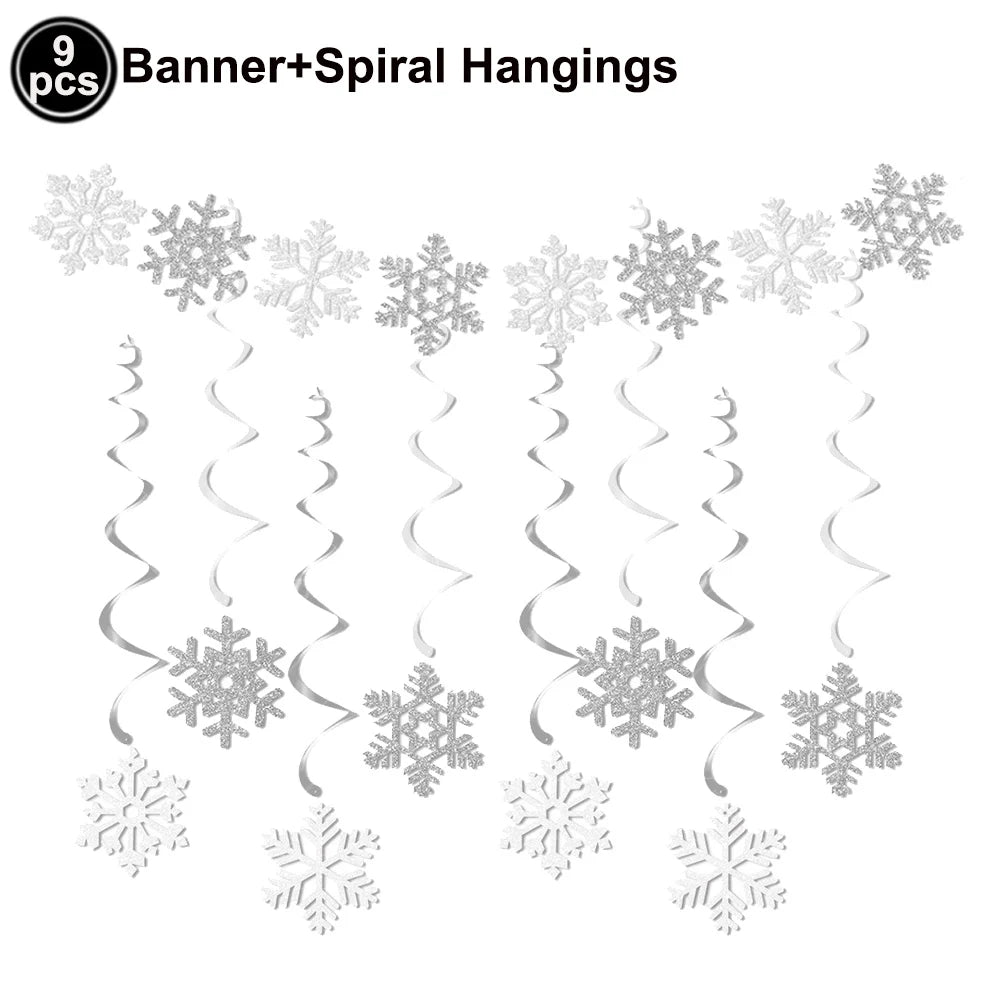 Frozen Winter Birthday Party Supplies – Plates, Cups & Balloons