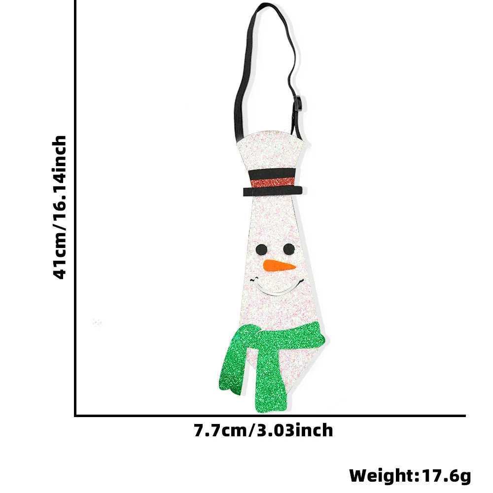 12pcs Kids Christmas Neckties – Santa & Snowman Holiday Ties Kids Holiday Neckties Babs 19