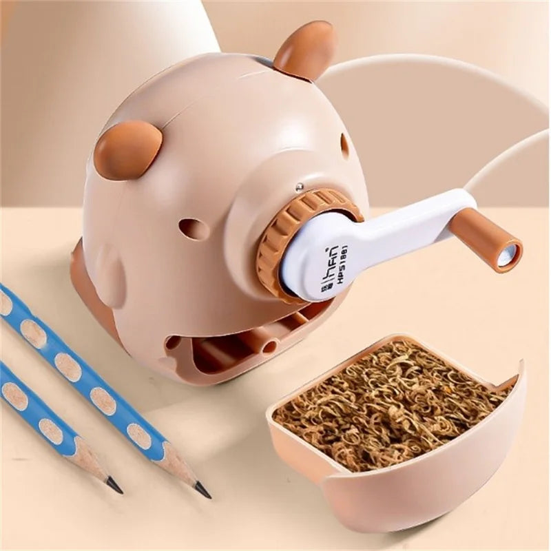 Kawaii Capybara Pencil Sharpener | Cute Korean Stationery Mechanical Pencil Sharpener Babs