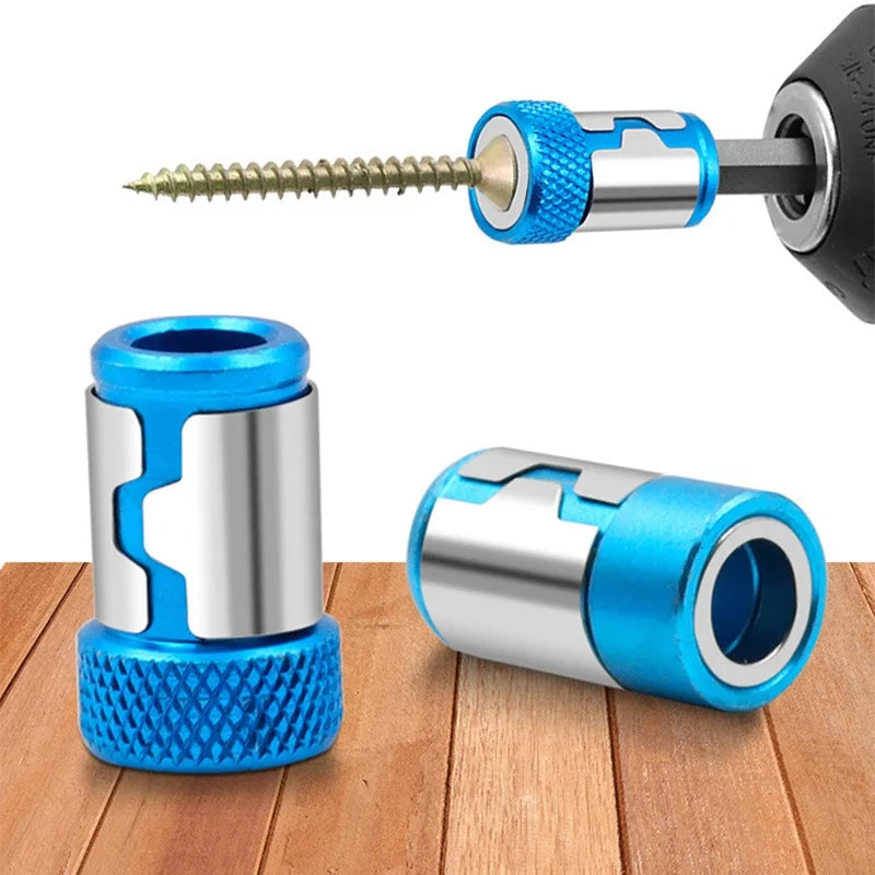 Magnetic Ring for Screwdriver Bits – Aluminum Alloy, 3 or 6 Pack Magnetic Bit Ring Babs