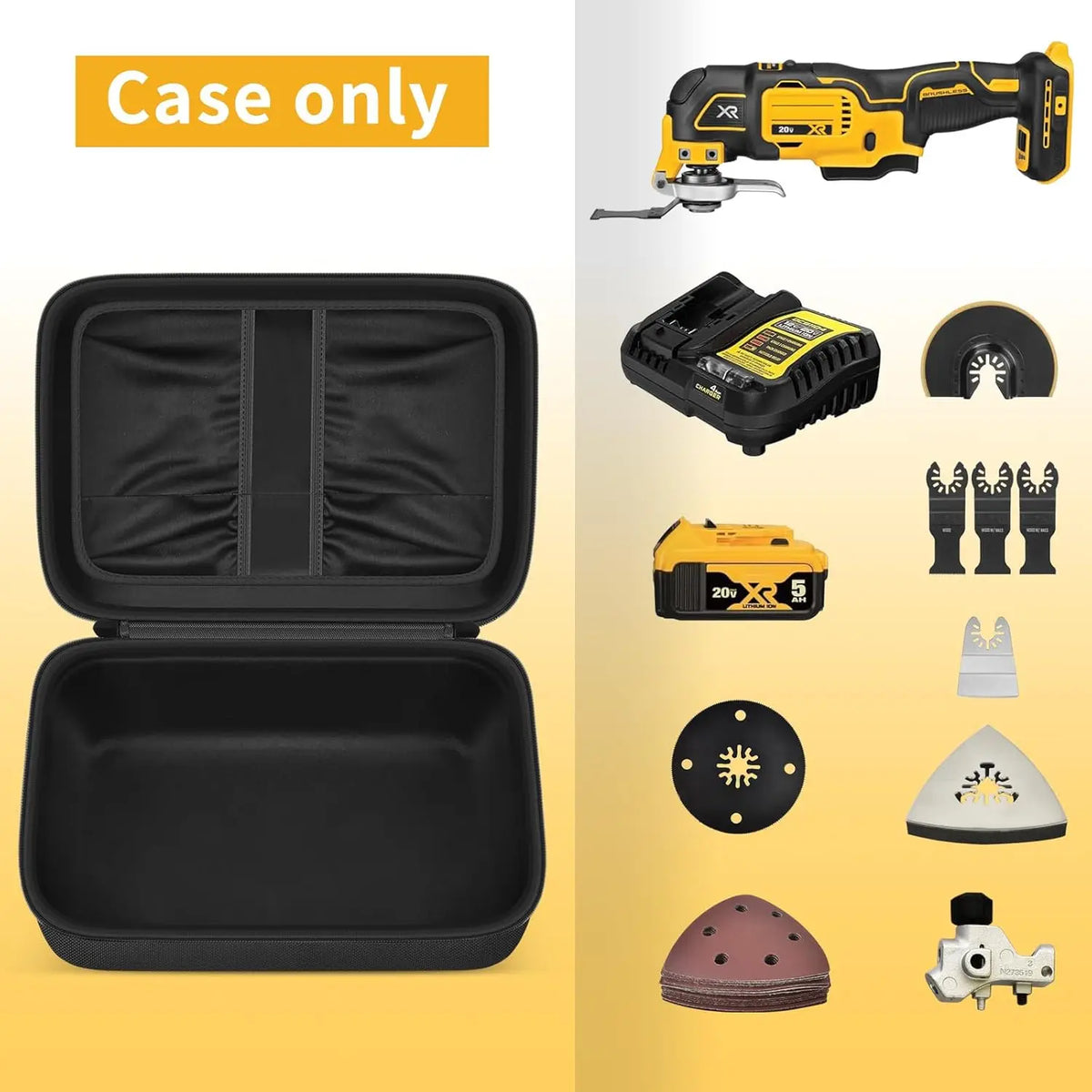 Storage Case for DEWALT 20V Oscillating Multi-Tool DCS354B DCS356B Tool Carrying Case Babs