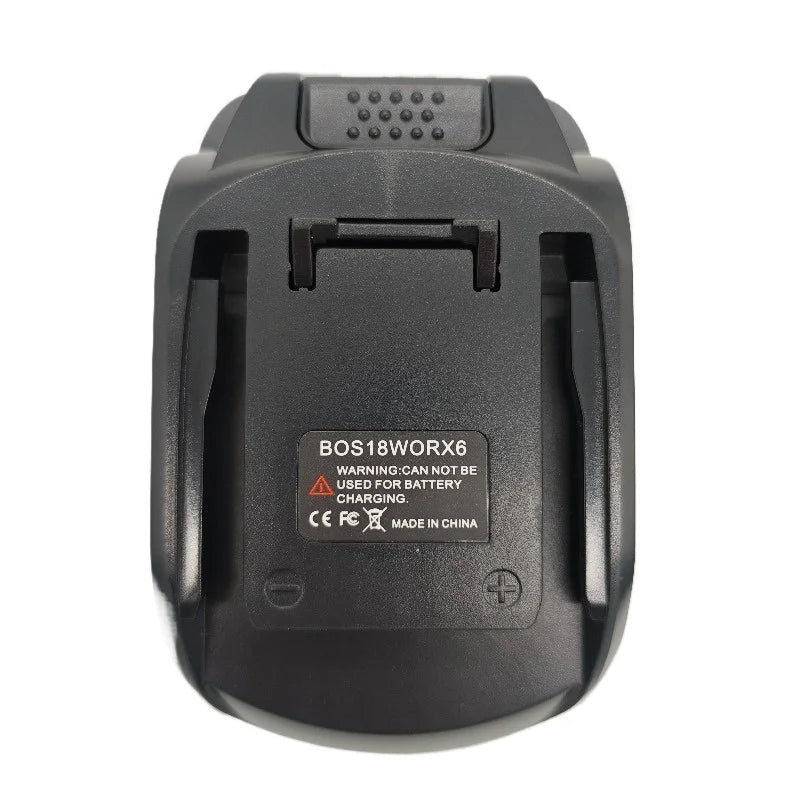 Bosch 18V to Worx 20V 6-Pin Battery Adapter BOS18WORX6 Power Tool Adapter Babs