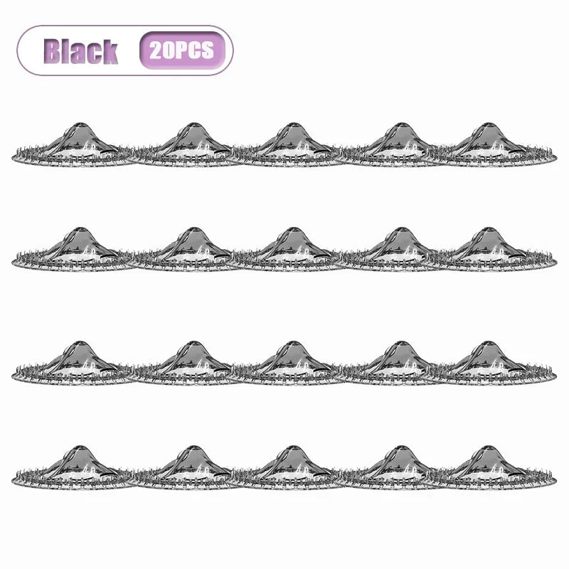 Iceberg Mesh Drain Hair Catcher 10/20 Pcs – Floor Drain Cover Drain Hair Catcher Babs Black-20PCS