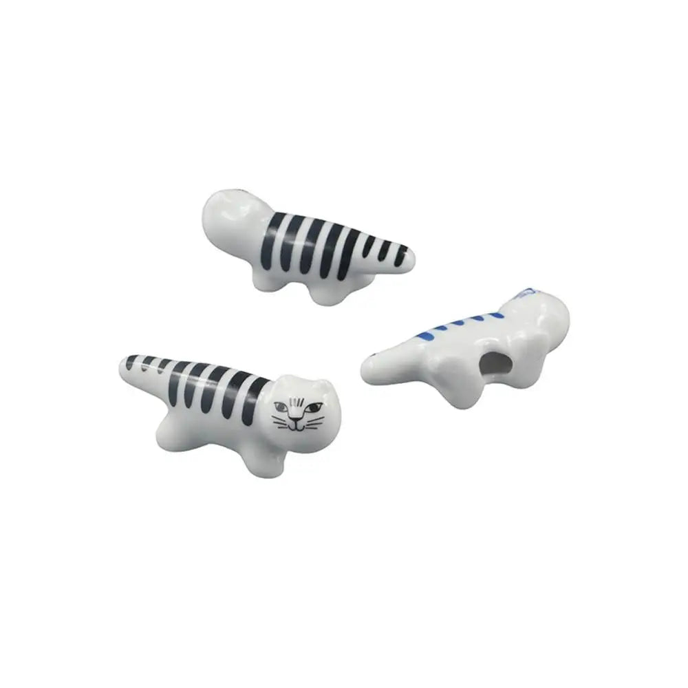Cute Animal Ceramic Chopstick Holder & Utensil Rest Rack Chopstick Holder Babs