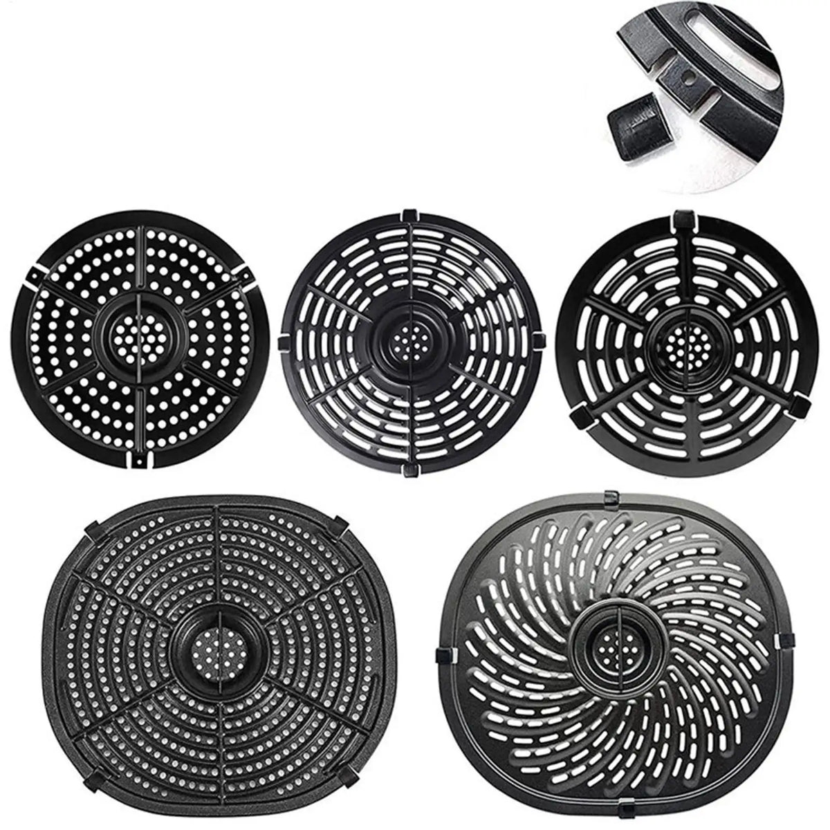 10-Pack Air Fryer Silicone Rubber Bumpers – Replacement Feet Air Fryer Accessories Babs
