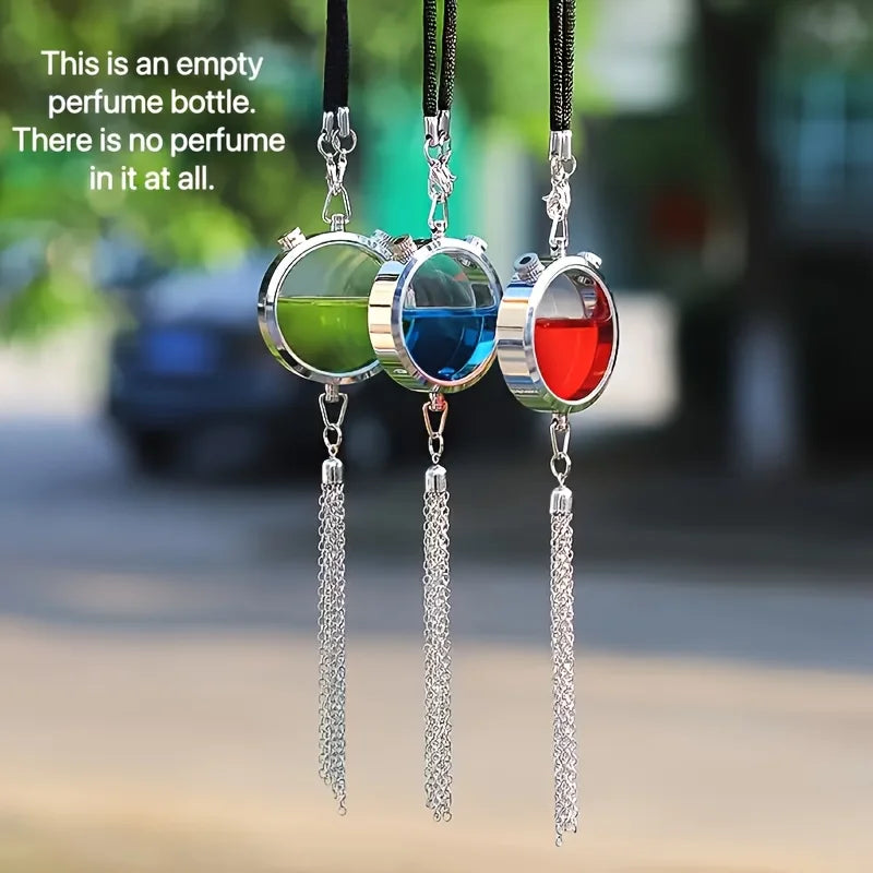 Stainless Steel Car Fragrance Diffuser Pendant | Refillable Car Fragrance Pendant Babs