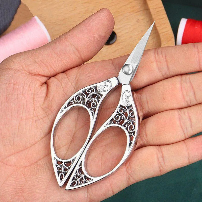 Retro Stainless Steel Embroidery Scissors – Sewing Tailor Shears Embroidery Scissors Babs
