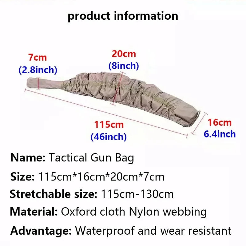 Tactical Oxford Elastic Sock Sleeve Holster for Hunting Gear Gun Sleeve Holster Babs