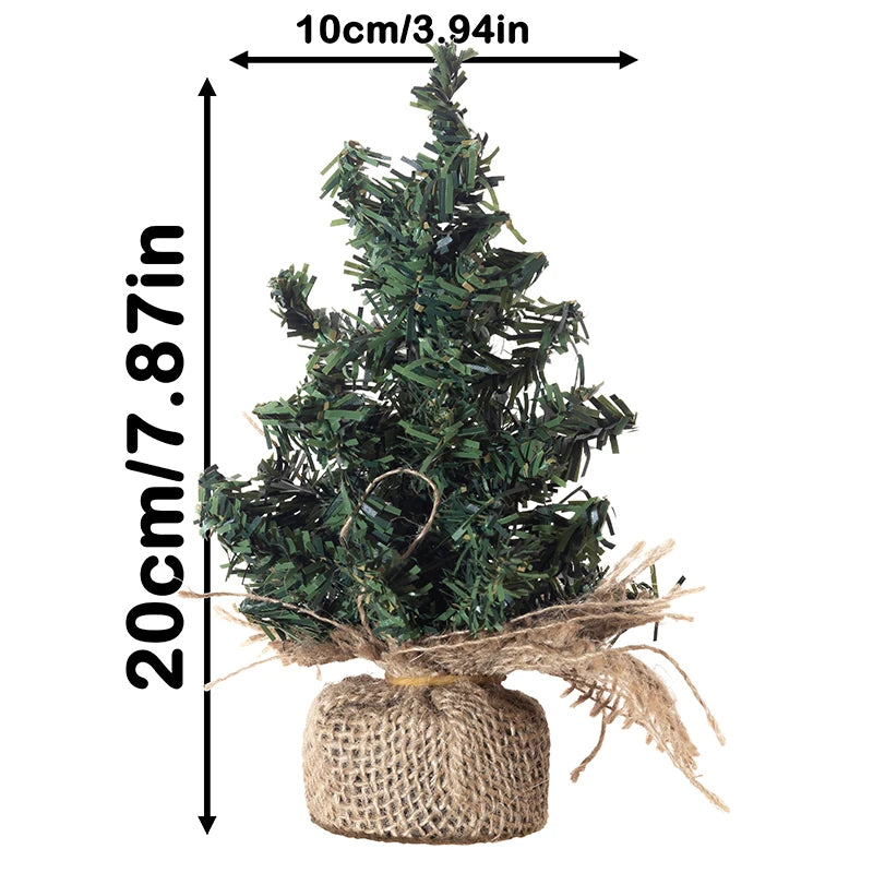 Mini Artificial Christmas Tree Desktop Décor 20/30CM Artificial Christmas Tree Babs 20cm