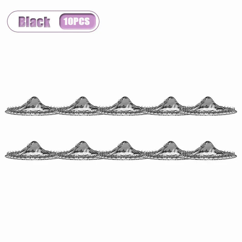 Iceberg Mesh Drain Hair Catcher 10/20 Pcs – Floor Drain Cover Drain Hair Catcher Babs Black-10PCS