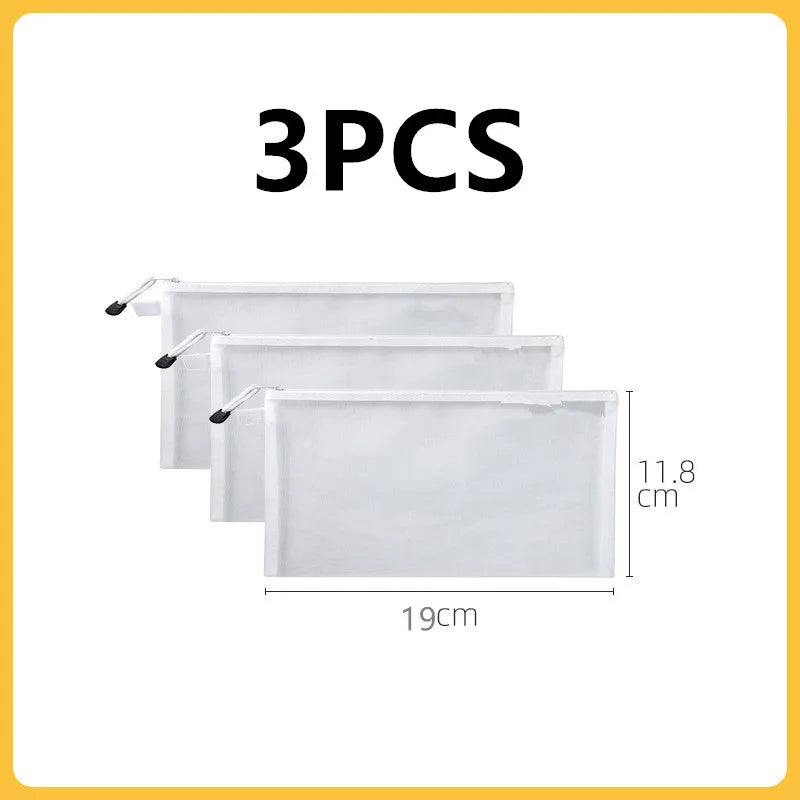 Kids Toy Storage Bags – Transparent Mesh Zipper Sorting Bags Toy Storage Bag Babs 3PCS 1