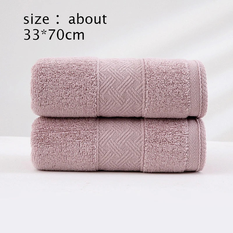 Thickened 100% Cotton Face & Hand Towels – Soft & Absorbent Cotton Face Towels Babs