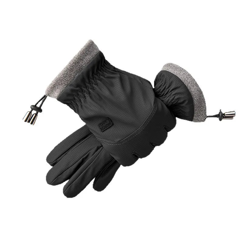 Men's Winter Thermal Touch Screen Cycling Gloves Fleece Lined Cycling Gloves Babs