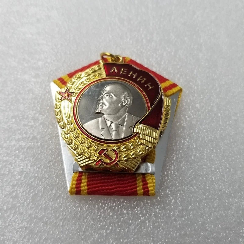 Soviet Order of Lenin Replica Medal – Copper CCCP Badge Collectible Medal Badge Babs