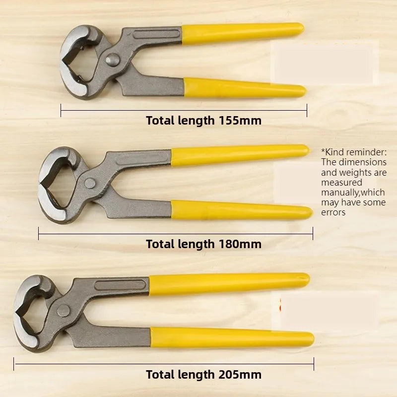Carbon Steel Nail Puller Pincer – Multipurpose Woodworking Tool Nail Puller Pincer Babs