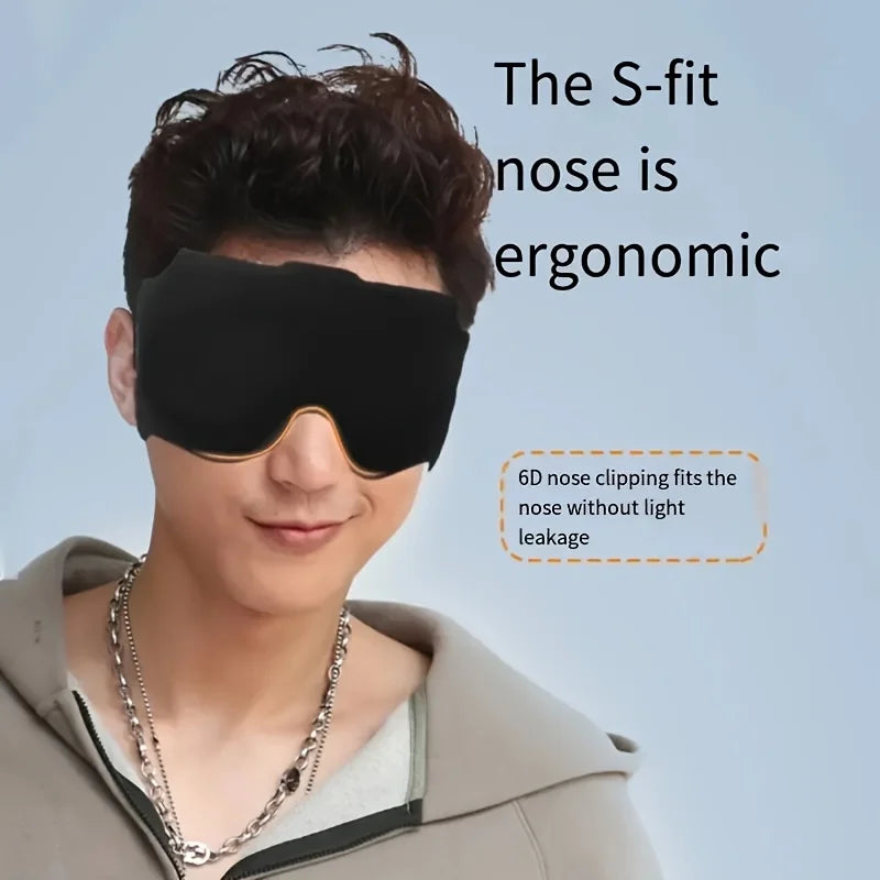 FUBEICHLY 3D Blackout Sleep Eye Mask – Adjustable Contoured Sleep Eye Mask Babs