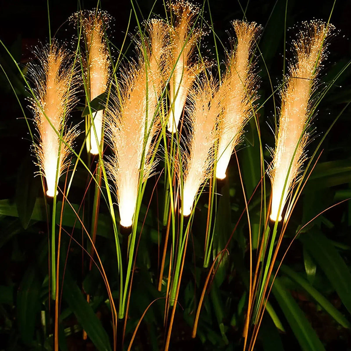 Solar Pampas Reed Garden Light – Warm LED, IP65 Waterproof Solar Garden Light Babs