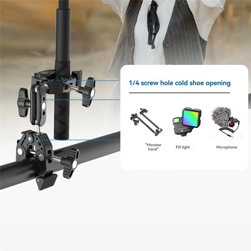 360° Magic Arm Super Clamp for Camera, Monitor & LED Light Camera Arm Clamp Babs