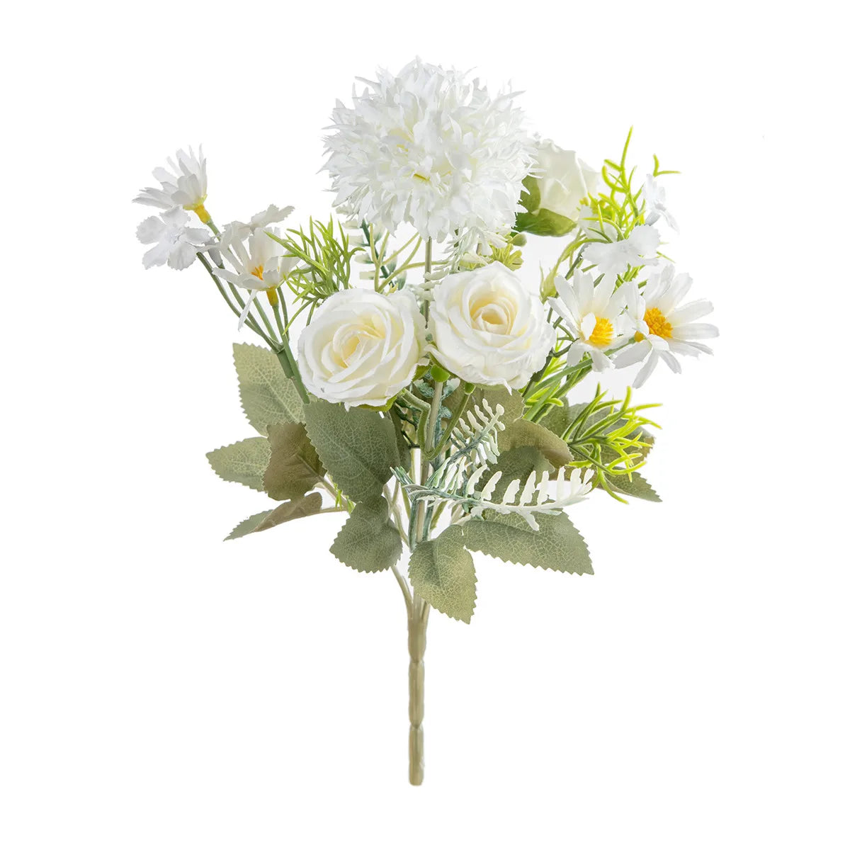 Silk Rose & Chrysanthemum Artificial Bouquet | Wedding & Home Décor Artificial Silk Bouquet Babs