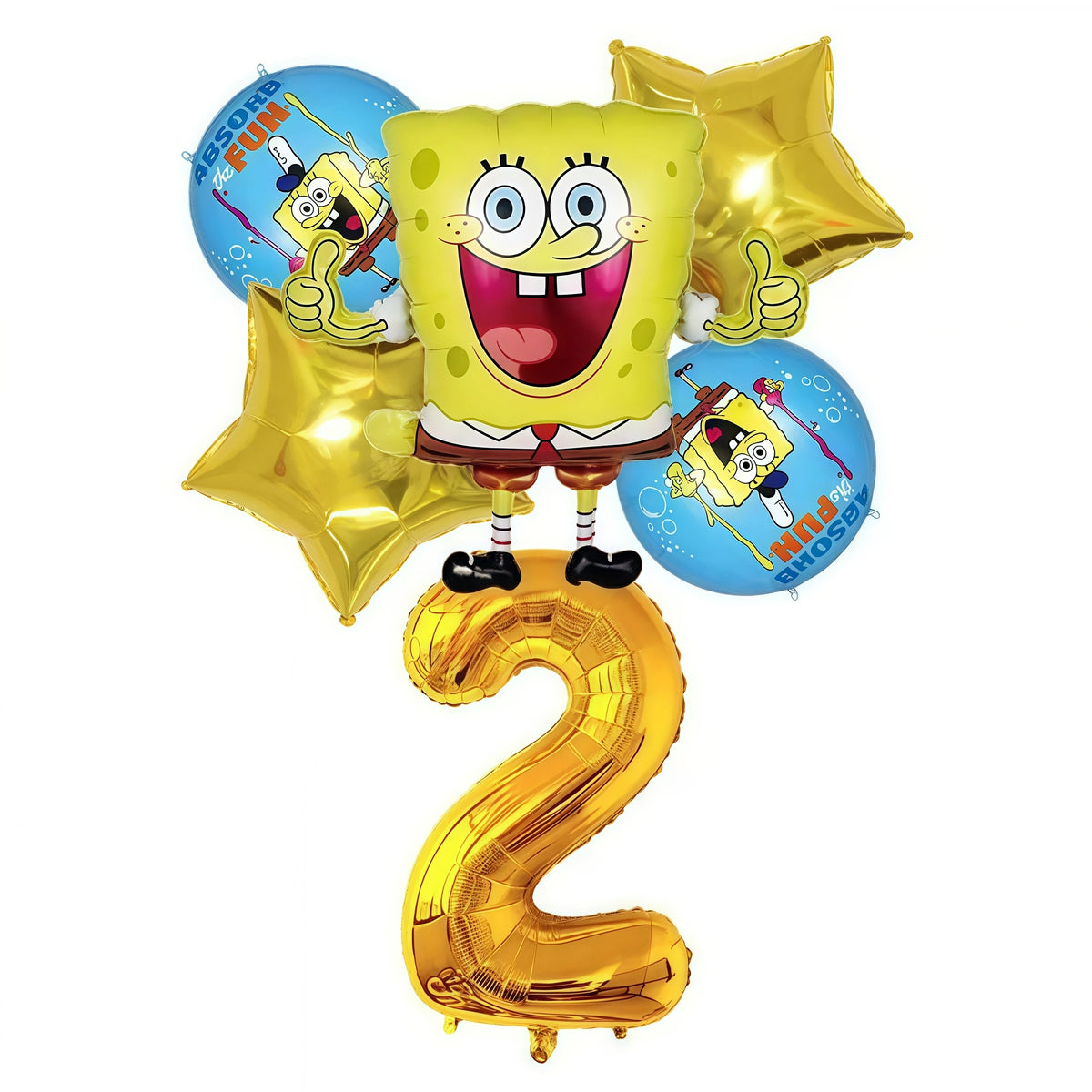 Cartoon Kids Birthday Party Decoration Set – Balloons, Backdrop & More Kids Party Decoration Set Babs 6pcs balloons-2