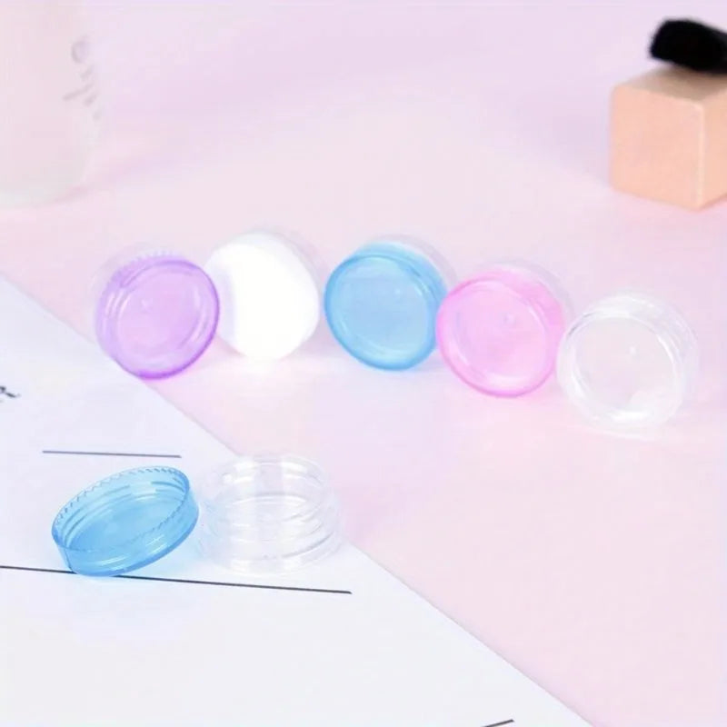 50pcs 3g Frosted Cosmetic Jars – Eye Shadow & Powder Bottles Cosmetic Packaging Jars Babs