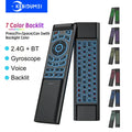 Air Mouse Remote BT5.2 & 2.4G Wireless Keyboard – 7-Color Backlit Air Mouse Remote Babs M3