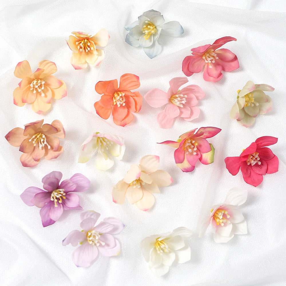 30/50Pcs Silk Artificial Rose Heads – Wedding & Home Décor Artificial Flower Heads Babs