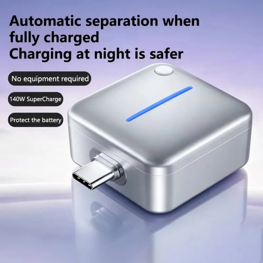 140W USB-C Smart Fast Charging Adapter – Auto Power Cut Off USB-C Fast Charger Babs