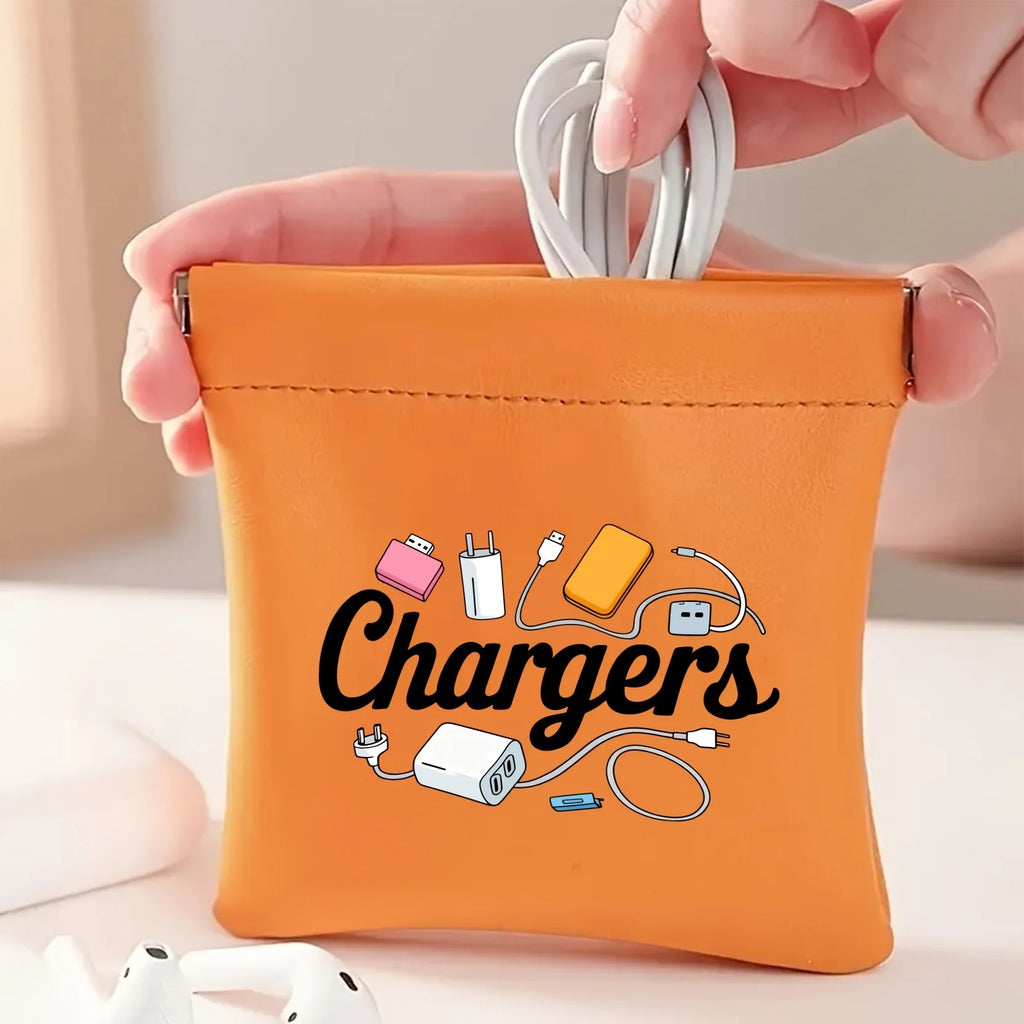 Pop-Up Spring Storage Bag – Cable & Small Item Organizer Pop-Up Storage Pouch Babs