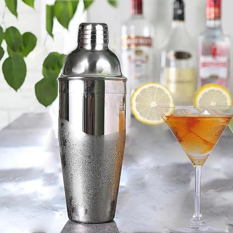 Stainless Steel Cocktail Shaker 350/550/750ml – Bar Mixer Cocktail Shaker Babs