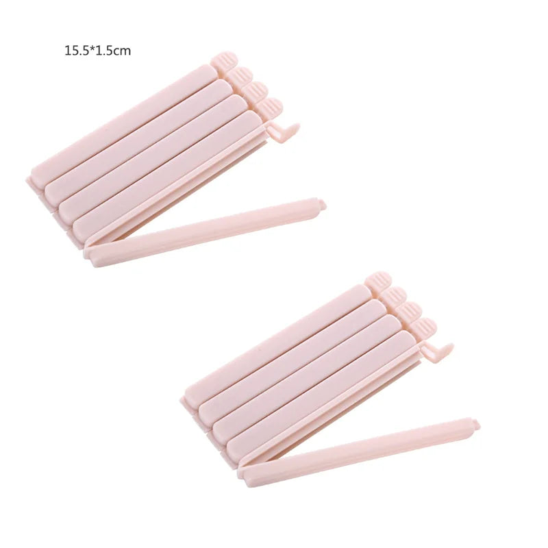 5-Pack Colorful Food Bag Sealing Clips | Kitchen Storage Food Bag Clips Babs 15.5cm Pink
